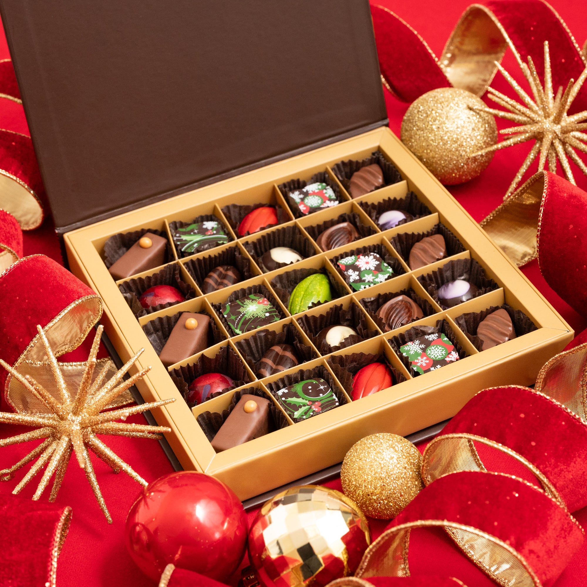 25-pc Box of Holiday Chocolates