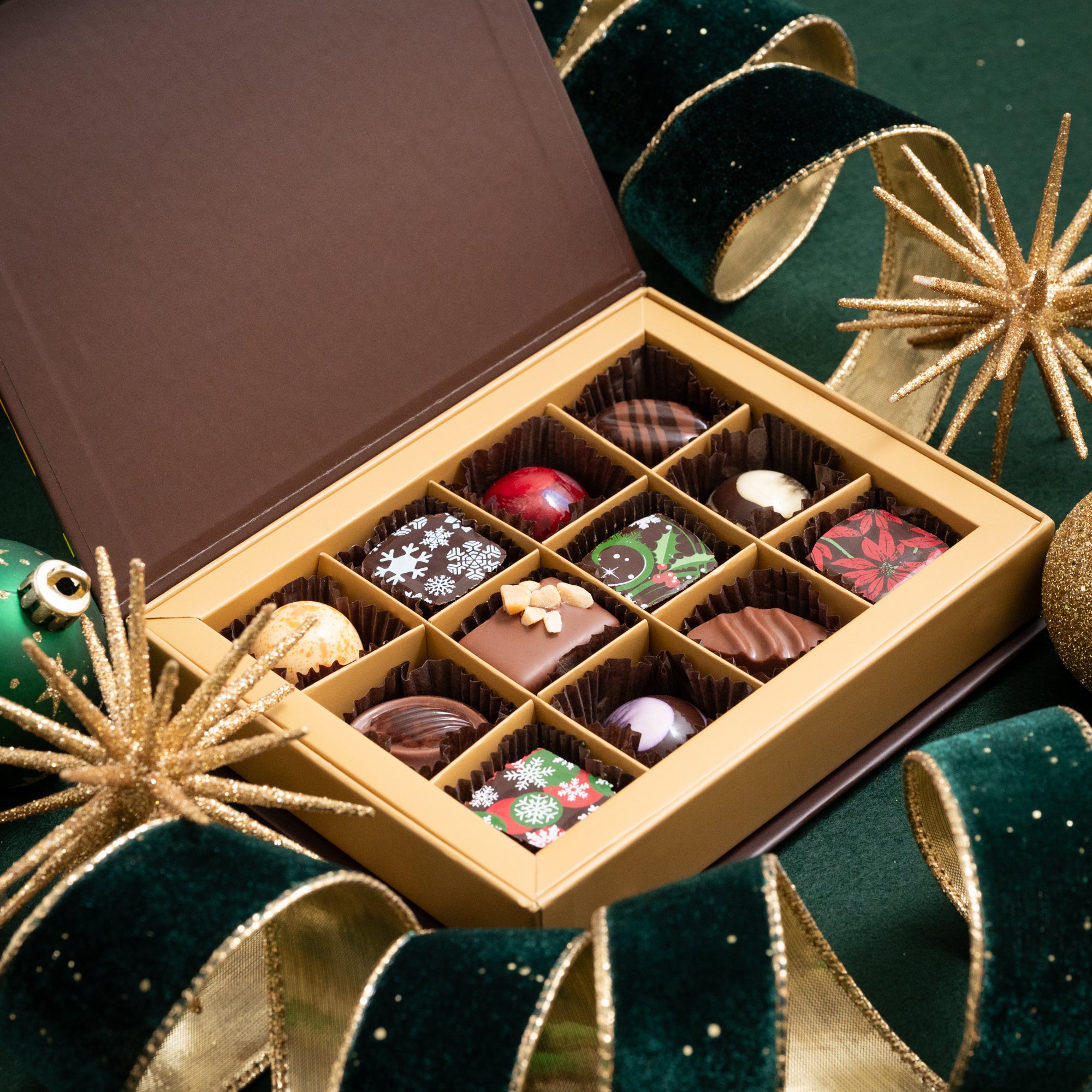 12-pc Box of Holiday Chocolates